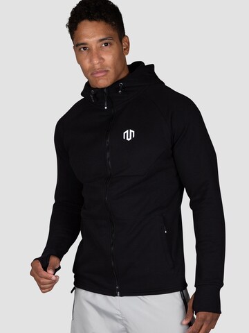 MOROTAI Sports sweat jacket 'Neotech' in Black: front