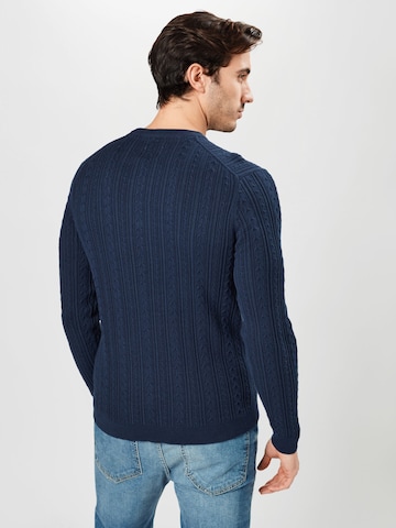 Only & Sons Пуловер 'Rige' в синьо