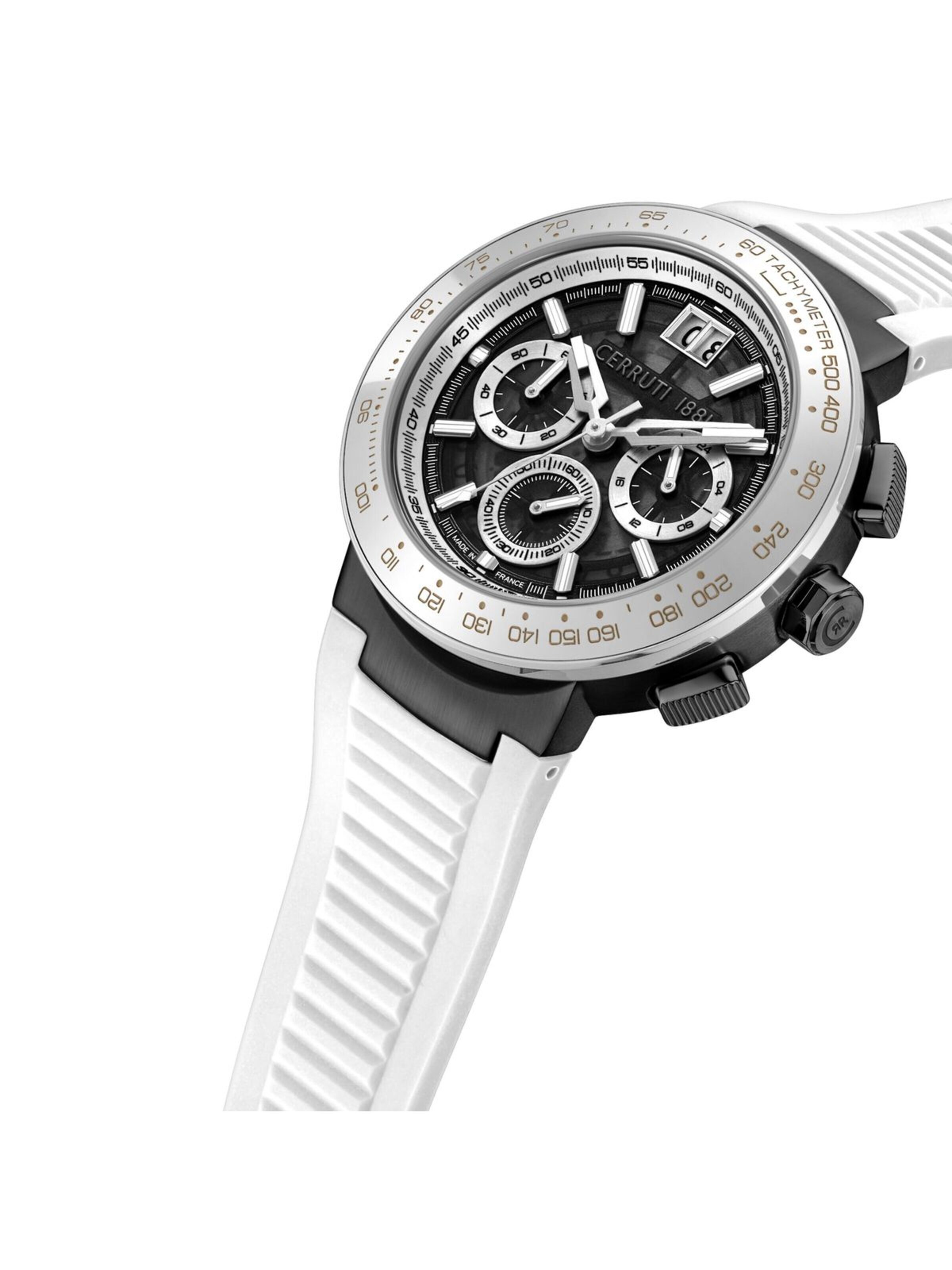 Montre à affichage analogique 'Filiano' CERRUTI 1881 en argent