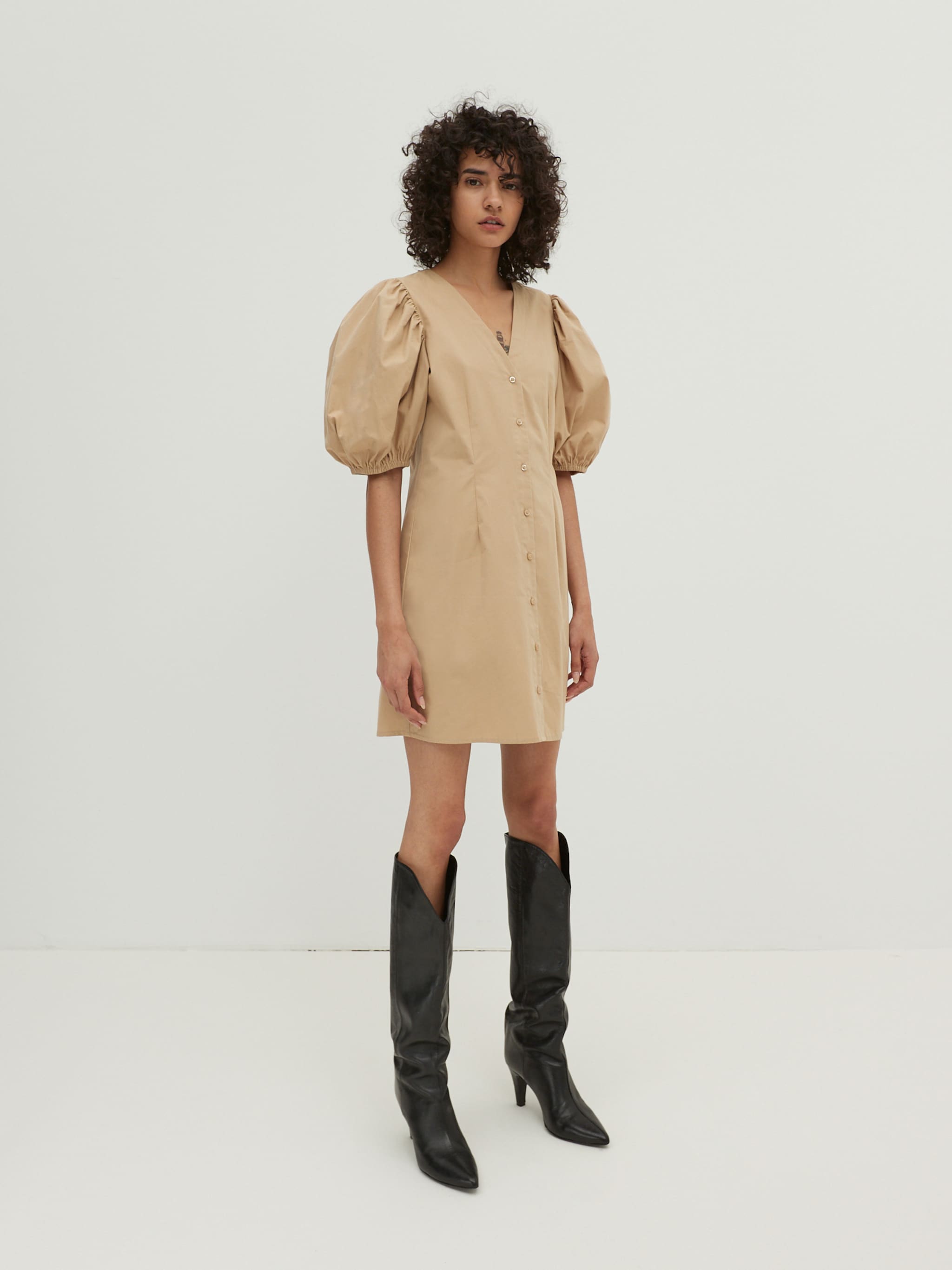 EDITED Producten Blousejurk Beige