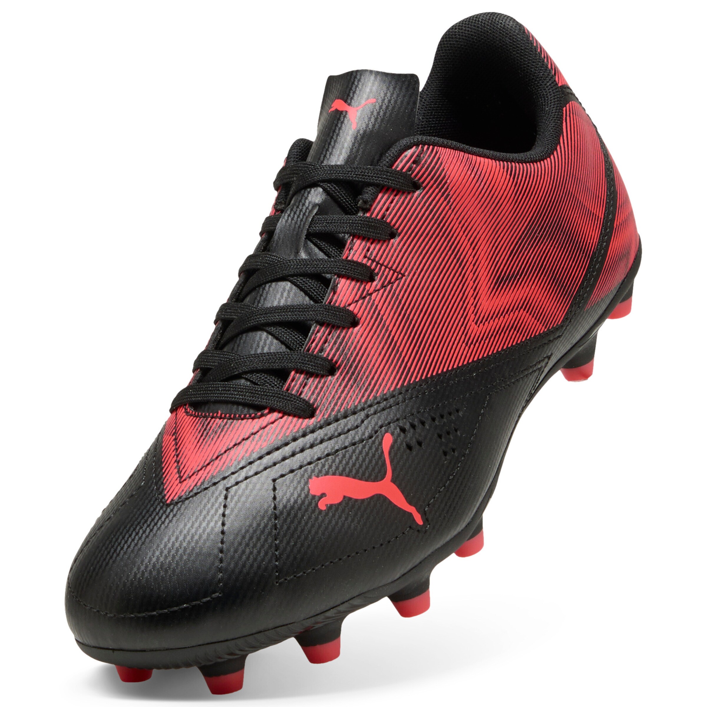 PUMA Soccer Cleats 'Rapid Fgag' in Red: front