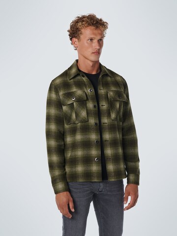 No Excess Comfort fit Button Up Shirt in Green: front