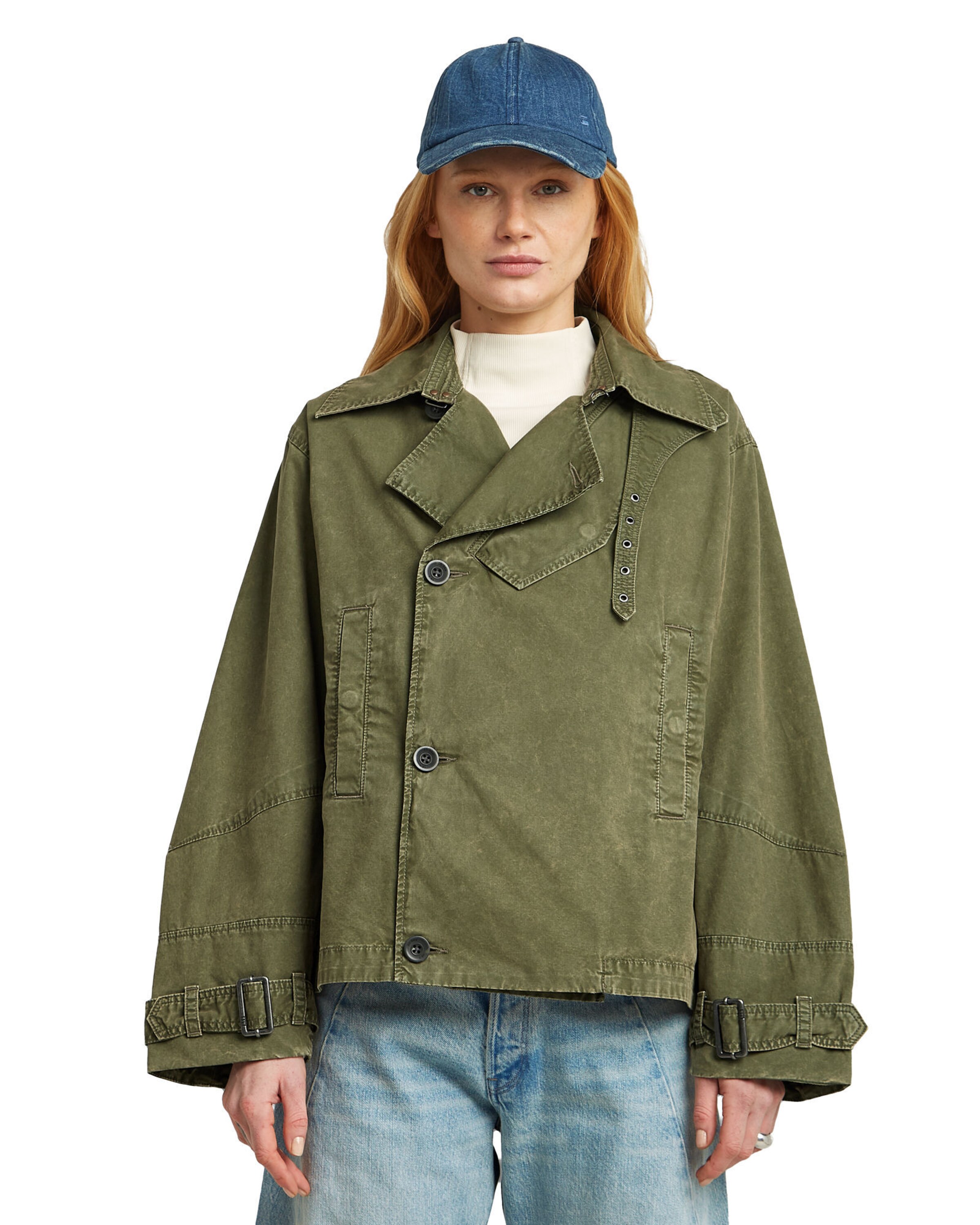 G-STAR Between-season jacket in Green: front