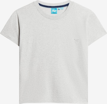 T-shirt 'Essential' Superdry en gris : devant