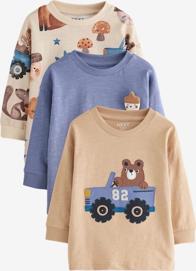 Next Majica u safirno plava / karamela / cappuccino / bijela, Pregled proizvoda