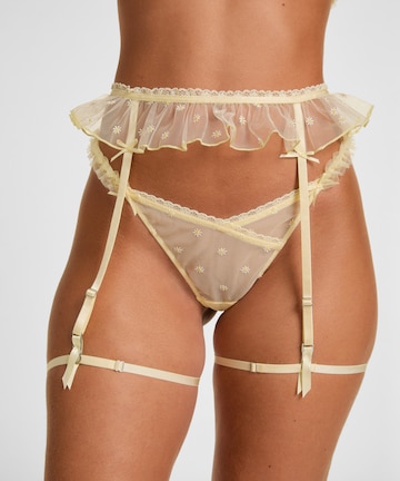 Hunkemöller Jarretels 'Flora' in Geel: voorkant