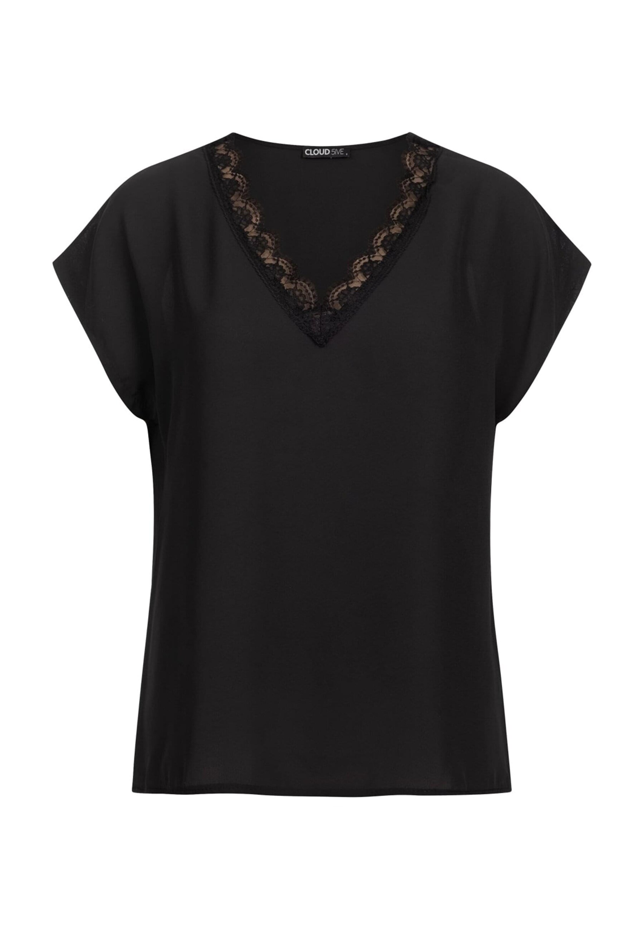 Cloud5ive Bluse in Schwarz: Vorderseite