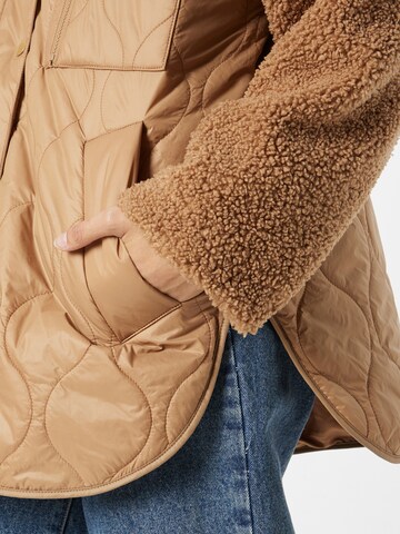 Monki Between-Season Jacket in Brown