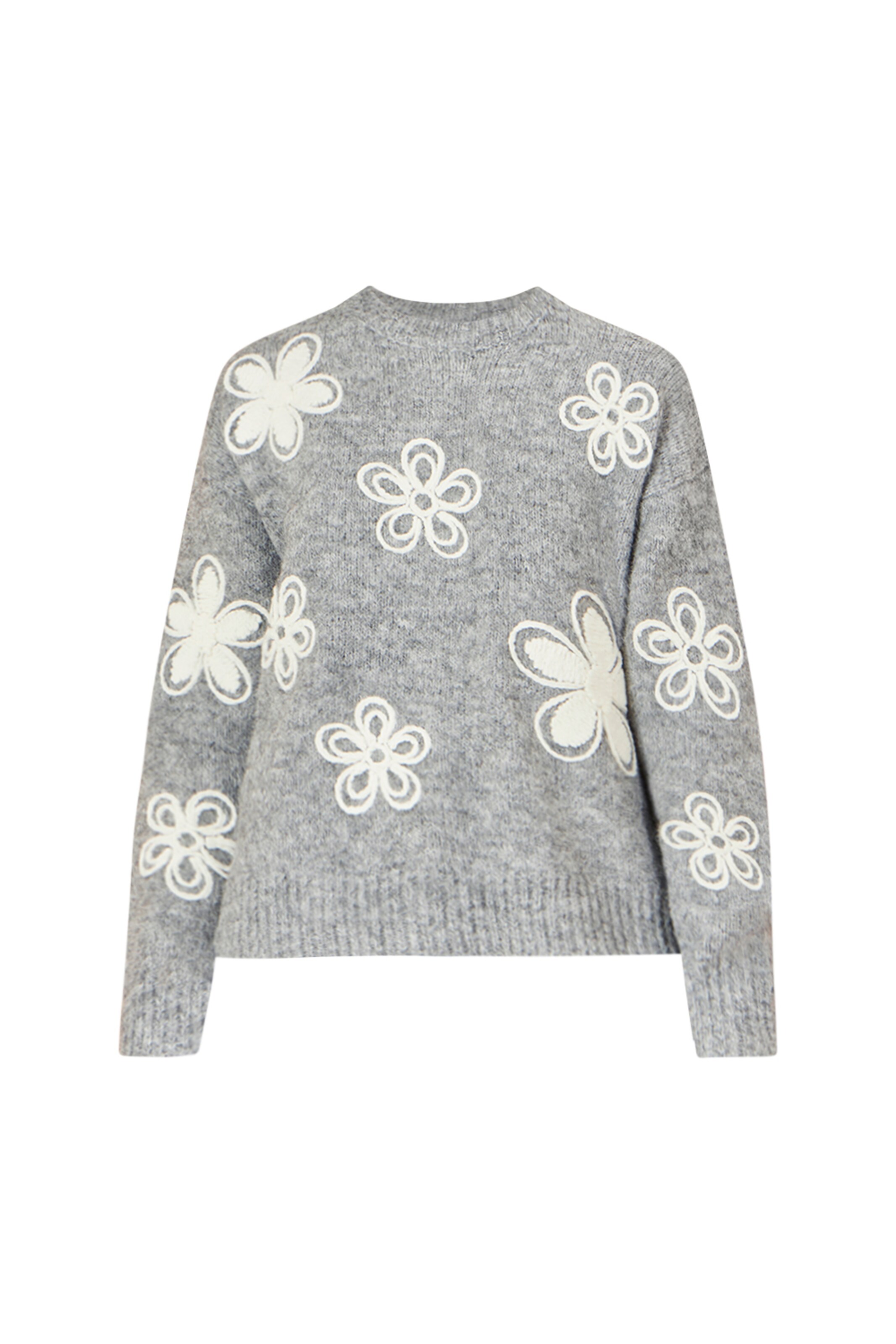 Yumi Sweater in Grey: front