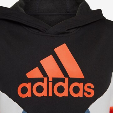 ADIDAS SPORTSWEAR Athletic Sweatshirt 'Colorblock Fleece' in Black