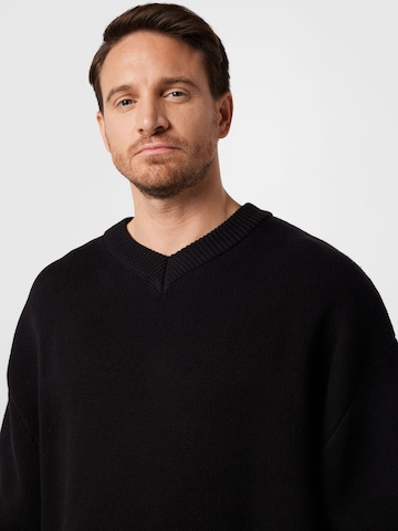 WEEKDAY Pullover 'John' in Schwarz