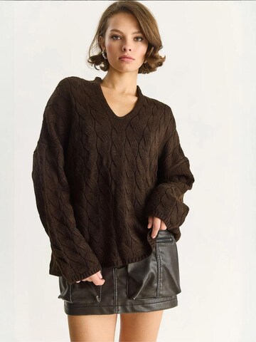 Bianco Lucci Pullover in Braun
