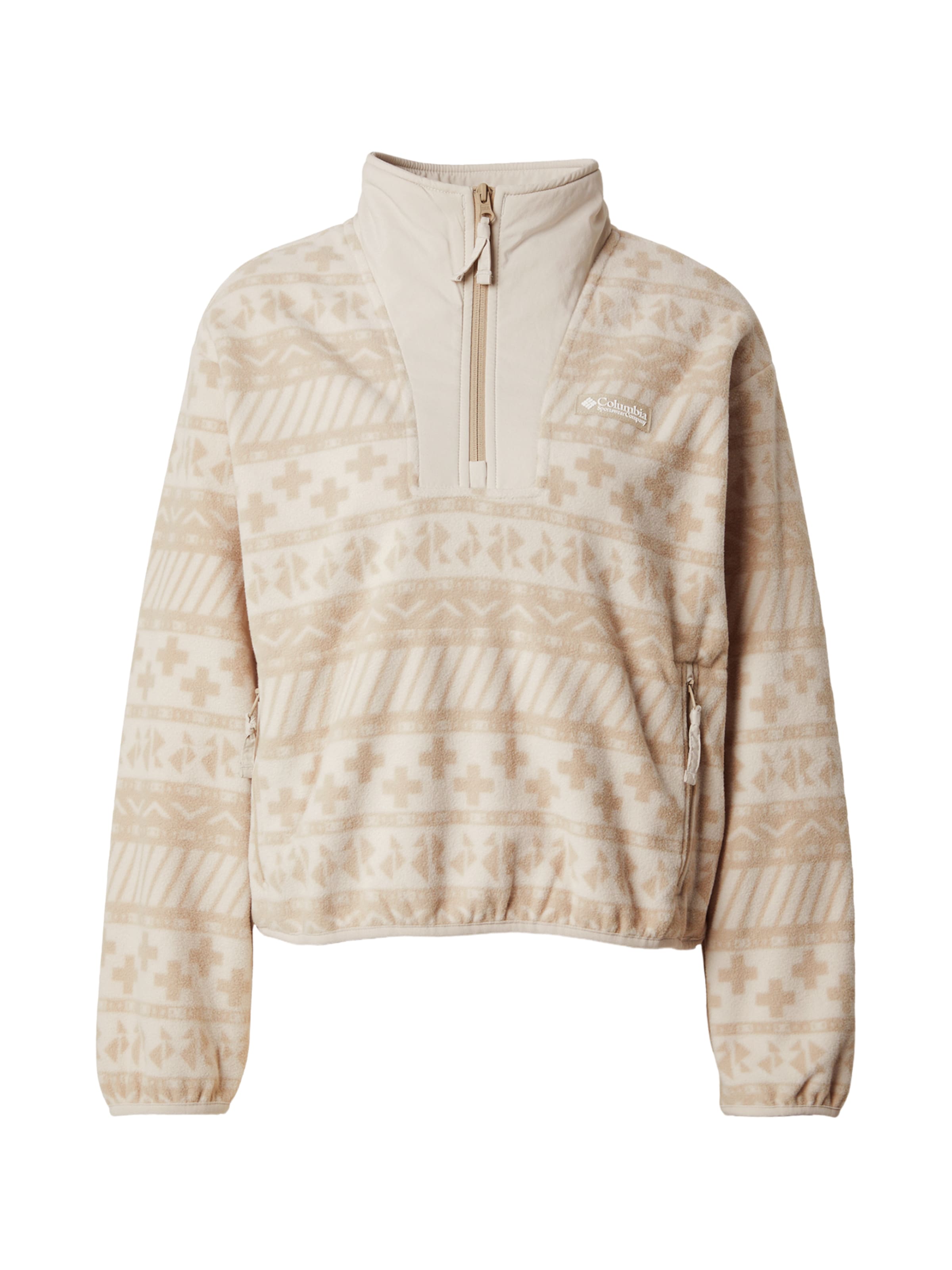 COLUMBIA Spordipullover 'Sequoia Grove™ II', värv beež: eest vaates