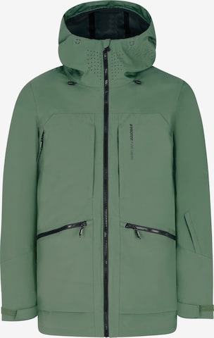 PROTEST Sportjacke 'PRTDUTY' in Grün: Vorderseite