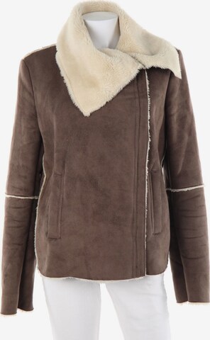 STILE BENETTON Jacket & Coat in L in Brown: front