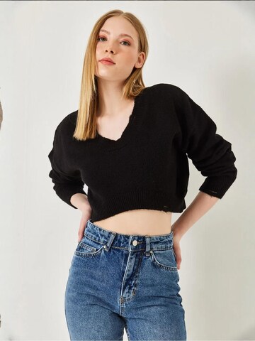Pull-over Bianco Lucci en noir
