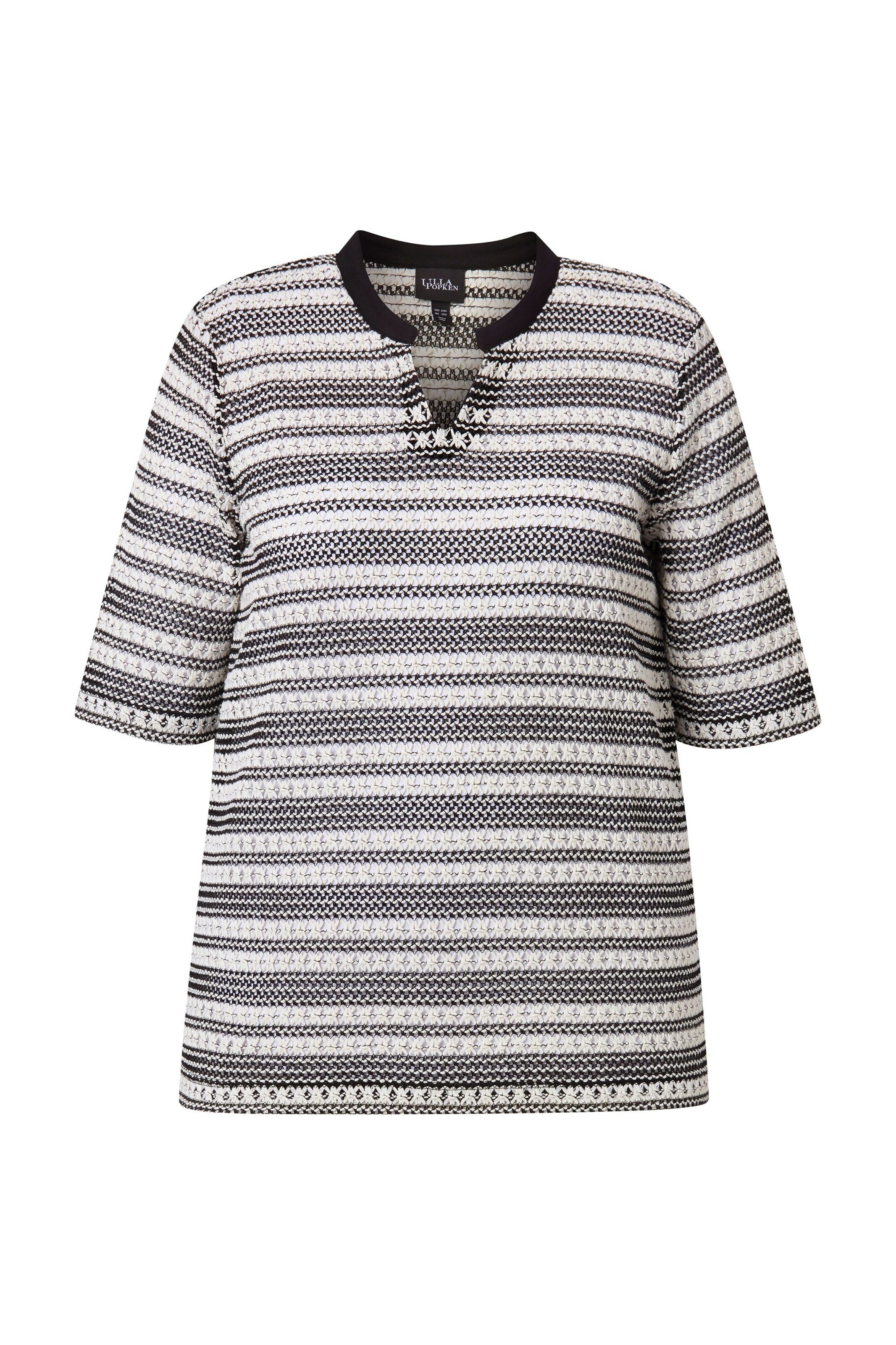 Ulla Popken Sweatshirt in Black: front