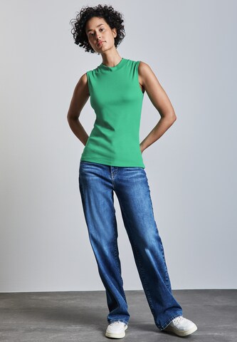 STREET ONE Basic Top mit Turtleneck in Grün