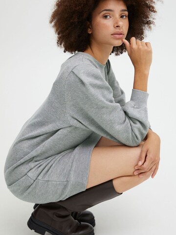 ICHI Jurk 'Malo' in Grijs