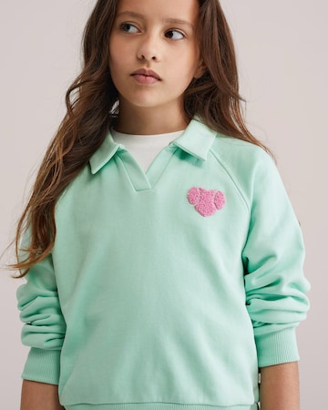 WE Fashion Bluzka sportowa 'Meisjes' w kolorze zielony