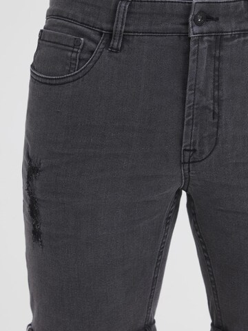 !Solid - Regular Calças de ganga 'NOYTON' em cinzento