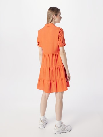 Mavi - Vestido camisero en naranja