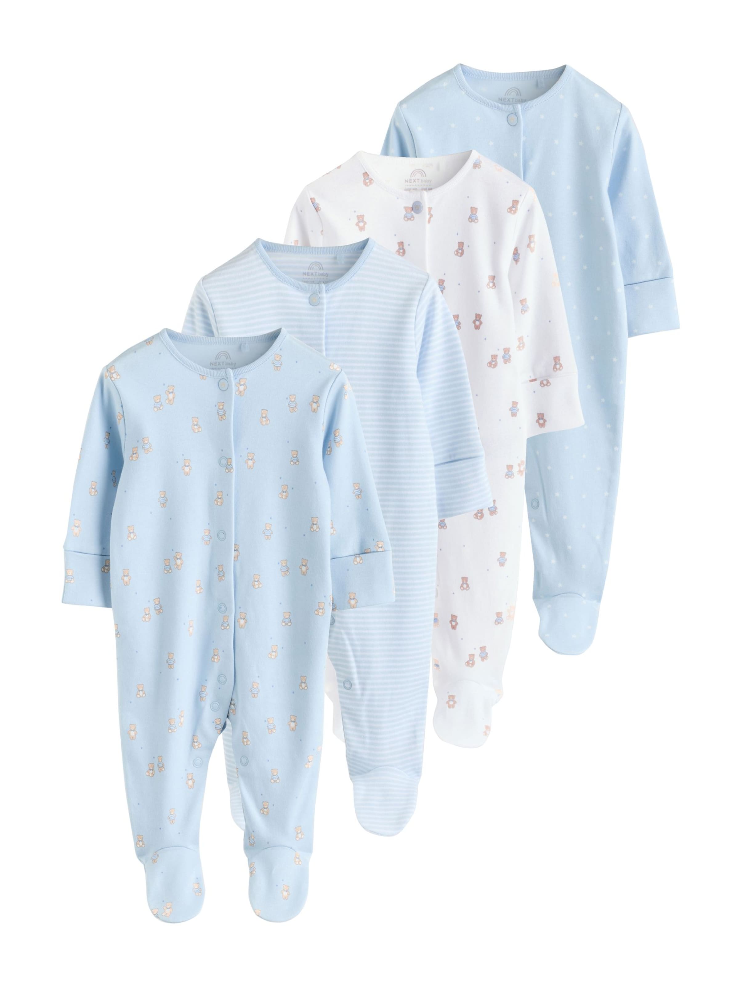 Next Pižama | modra barva: sprednja stran