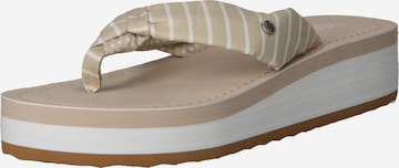ESPRIT T-Bar Sandals in Beige: front