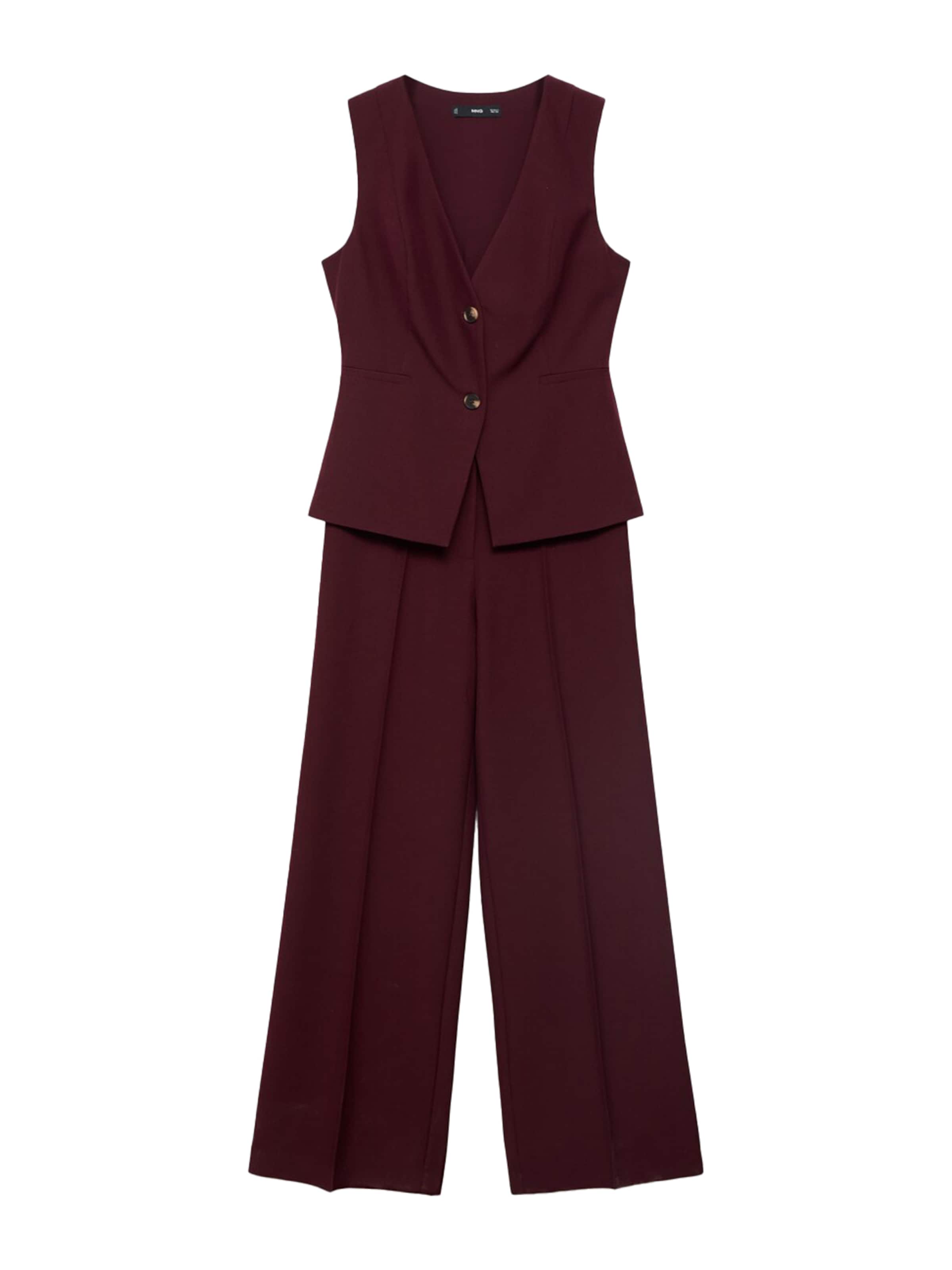 MANGO Jumpsuit 'Vesty'' in Rot: Vorderseite