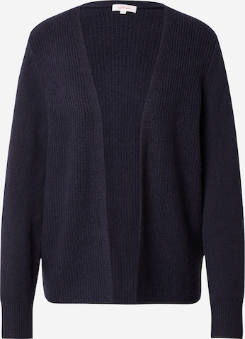 s.Oliver Knit Cardigan in Blue: front