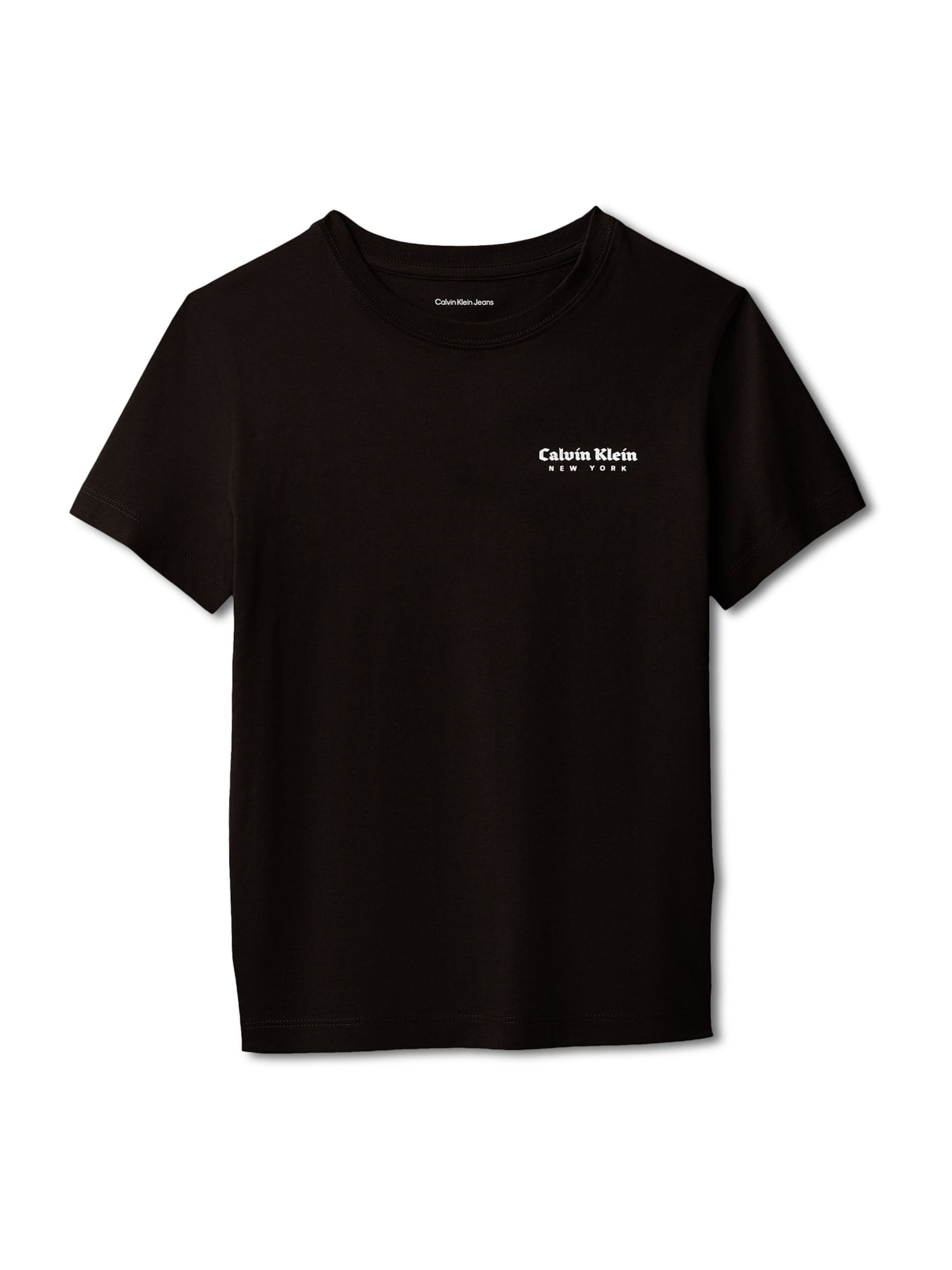 Calvin Klein JeansMajica - crna boja: prednji dio