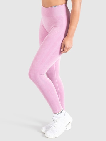 Skinny Leggings ' Batik Scrunch ' Smilodox en rose