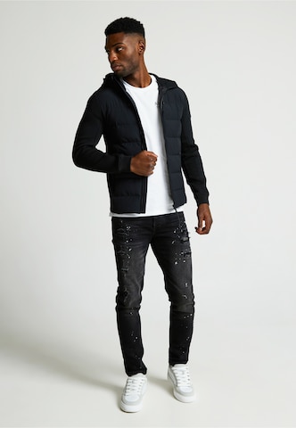 Alessandro Zavetti COLLOVATI HOODED HYBRID JACKET ' ' in Schwarz