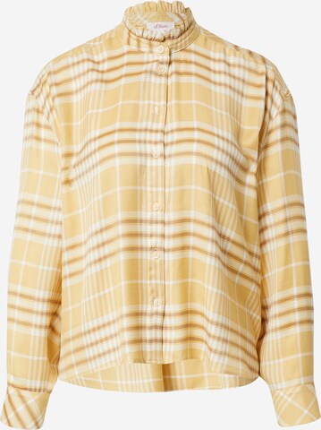 s.Oliver Blouse in Yellow: front