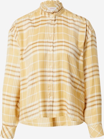 s.Oliver Blouse in Yellow: front