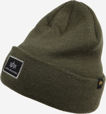 Bonnet 'X-Fit' ALPHA INDUSTRIES en vert : devant