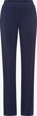 Loosefit Pantalon de pyjama 'Pure Comfort' Hanro en bleu : devant