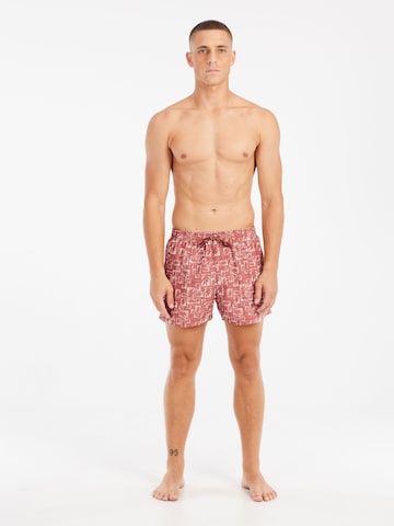 PROTEST Badeshorts 'PRTTifton' in Rot