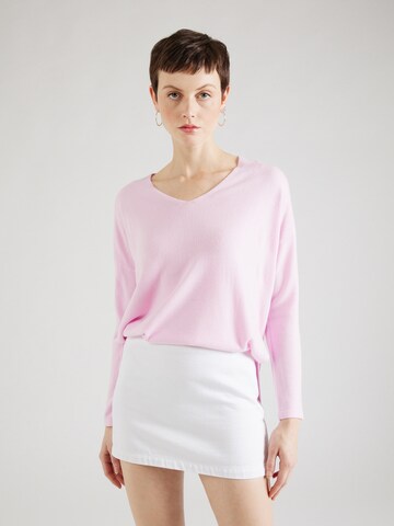 Pull-over 'AMALIA' ONLY en rose : devant