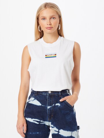 WRANGLER - Top en blanco: frente