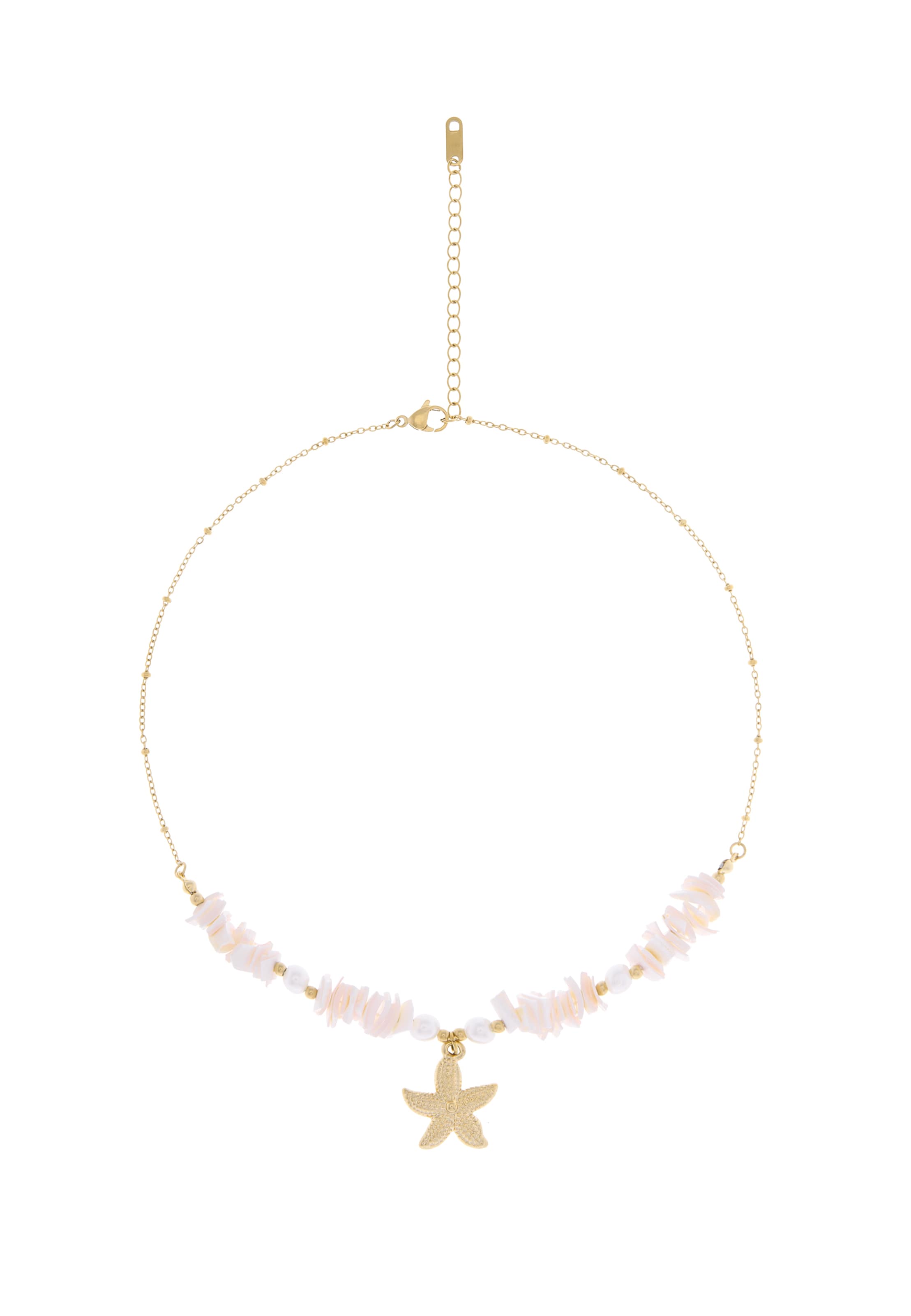 IZIA - Cadena en oro: frente