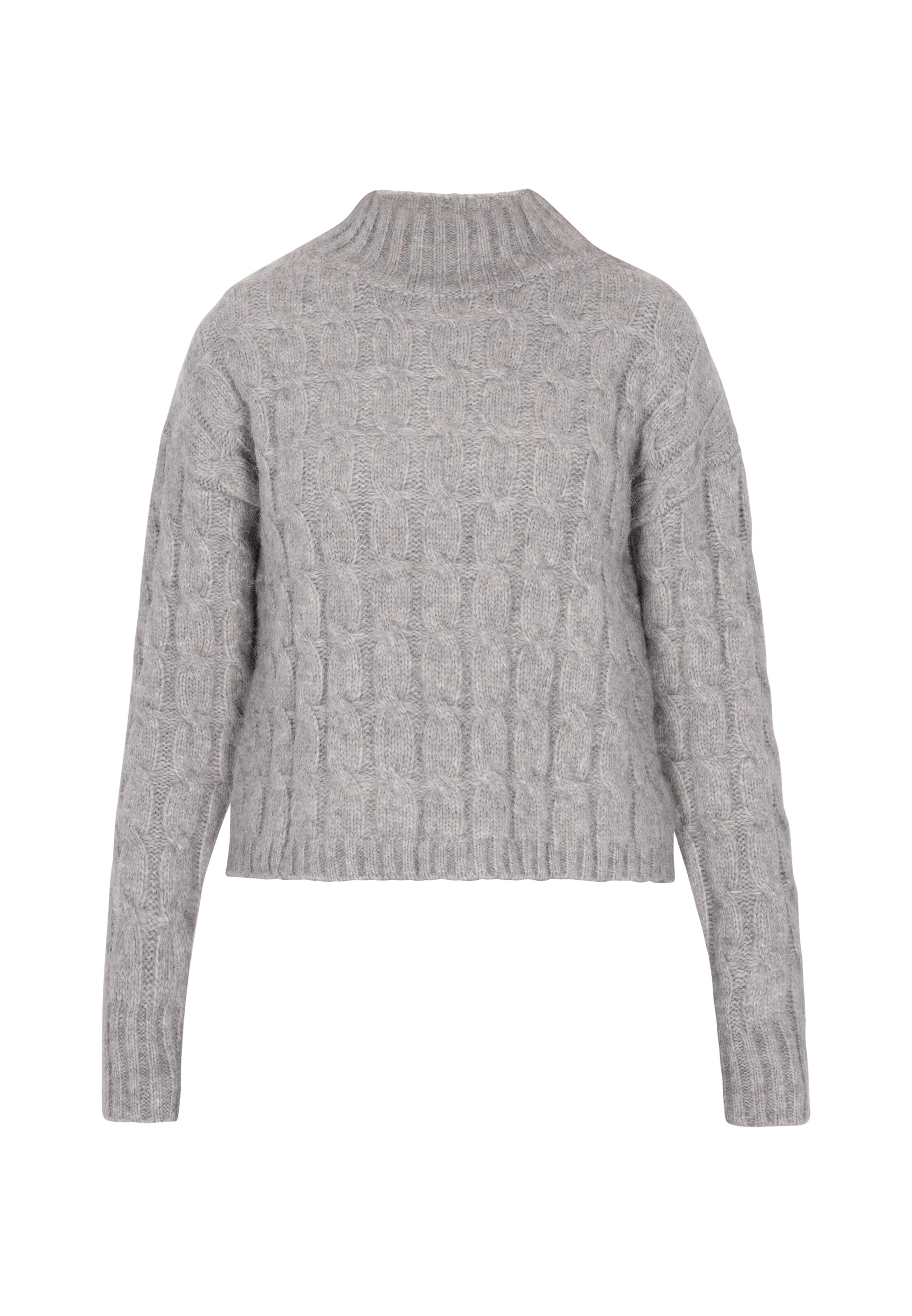 DreiMaster Vintage Sweater in Grey: front