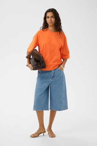 SOAKED IN LUXURY - Camisa 'SLJina' em laranja