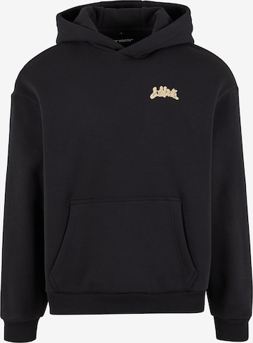 Lost YouthSweater majica 'Western Motel' - crna boja: prednji dio