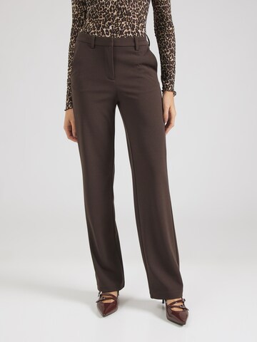 VERO MODA Regular Pants in Brown: front