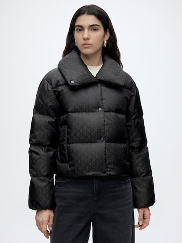 Giacca di mezza stagione di Calvin Klein Jeans in nero: frontale