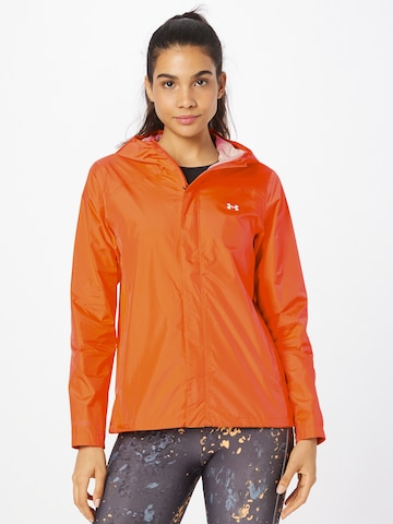 UNDER ARMOUR Athletic Jacket in Orange: front