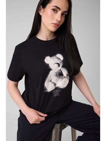 GUESS T-Shirt in Schwarz: Vorderseite