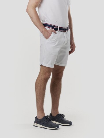 KOROSHI regular Lærredsbukser i hvid