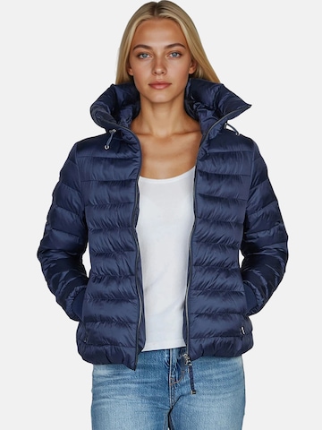 No. 1 Como Steppjacke 'Capo' in Blau: Vorderseite